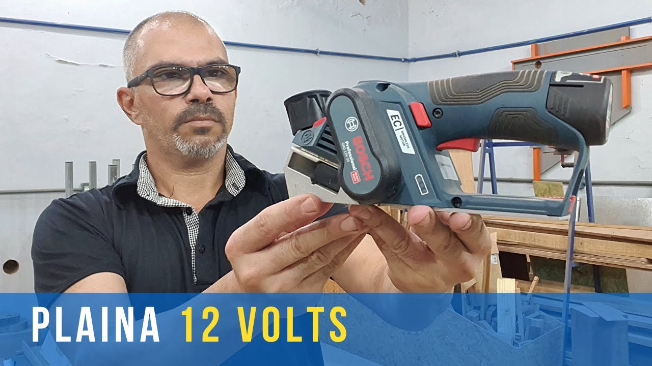 Mini plaina elétrica 12V - GHO 12V-20 Bosch  - Vale a pena?