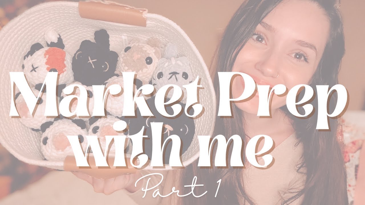CROCHET MARKET PREP 🛍️ Part 1 ✨ Crochet  fast & easy patterns with me 🤭