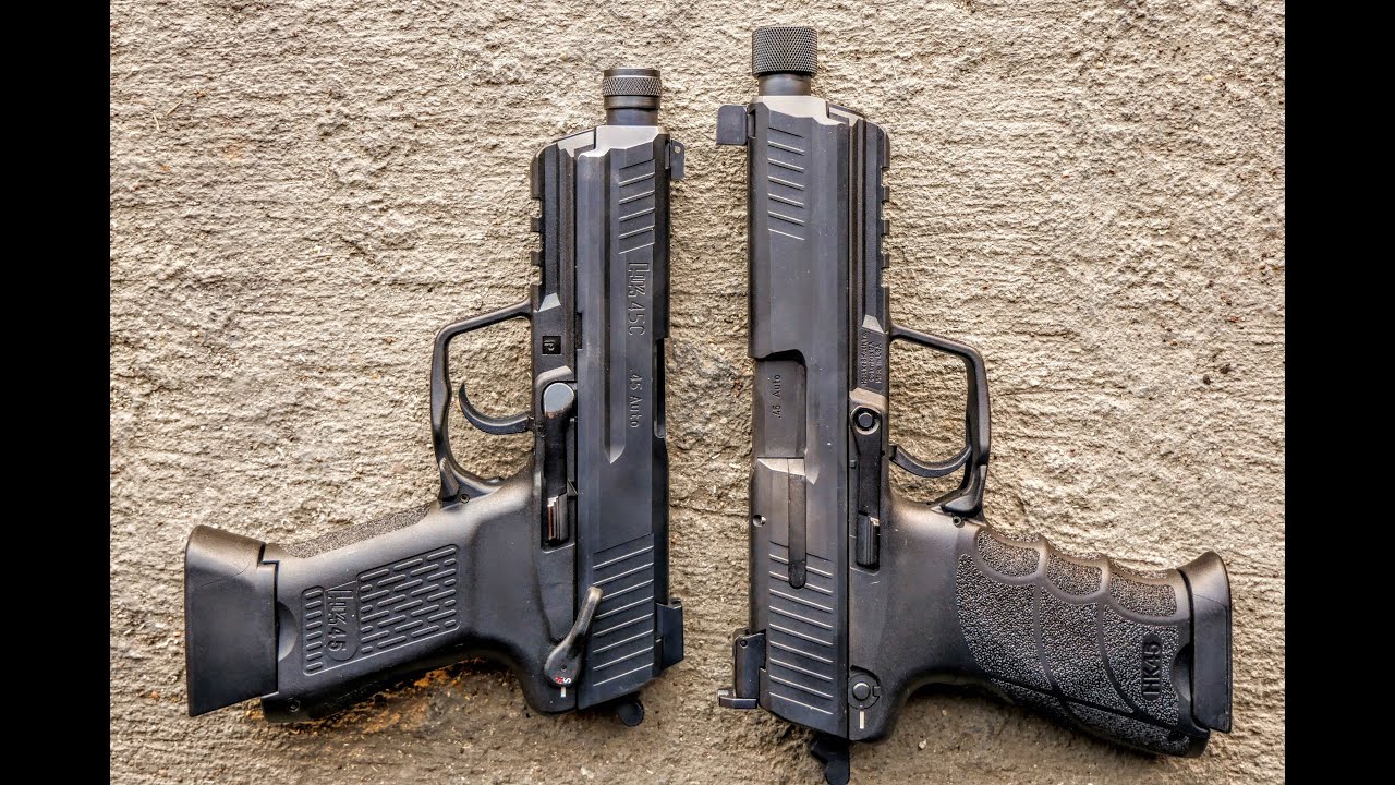 The H&K HK45 Compact Tactical vs HK45 Tactical