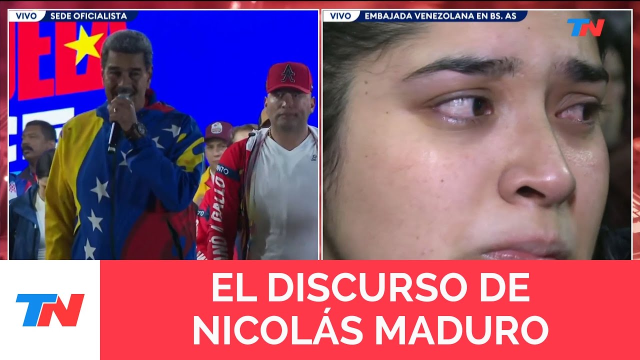 ELECCIONES VENEZUELA I EL DISCURSO DE NICOLÁS MADURO