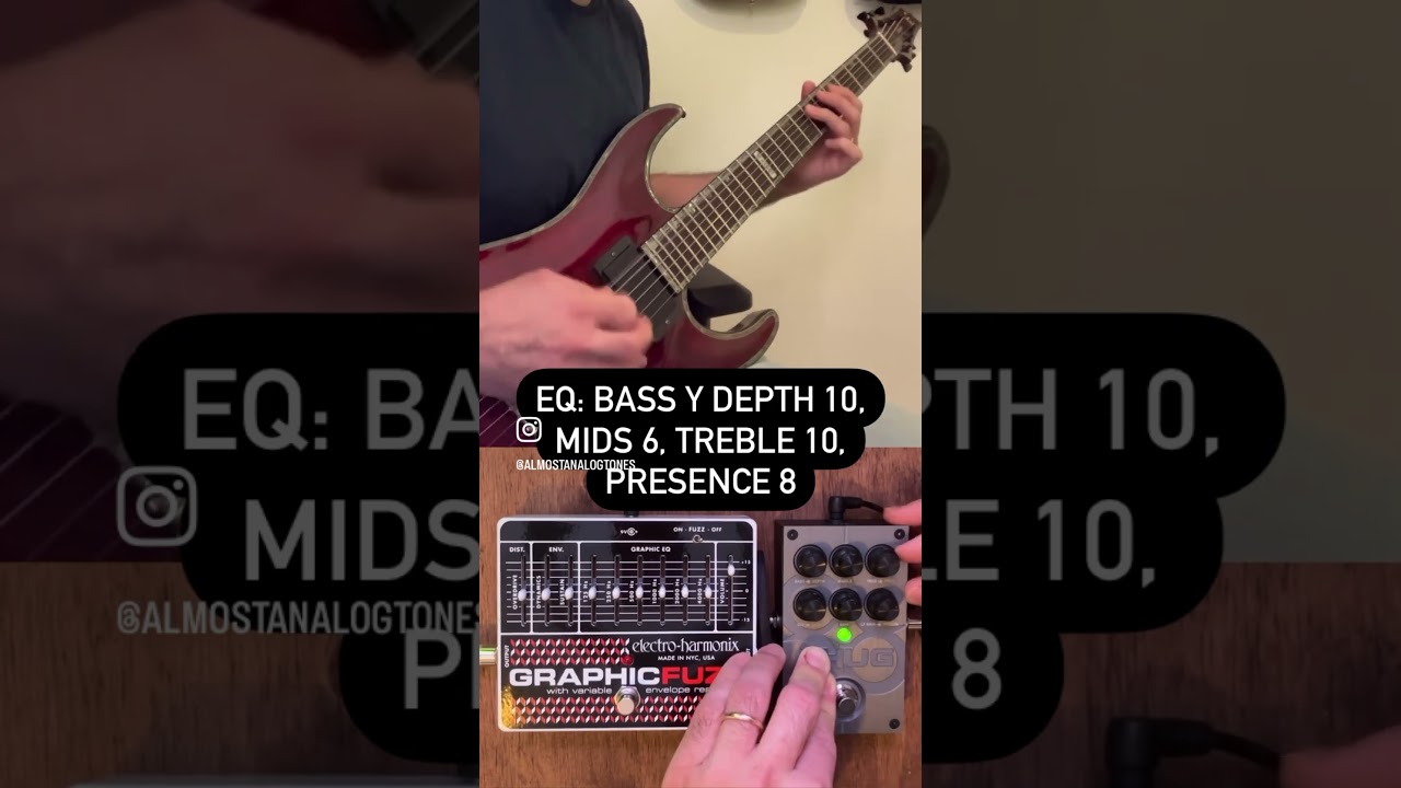 Solar guitars Chug demo: getting the At The Gates - Slaughter of the Soul guitar tone #atthegates