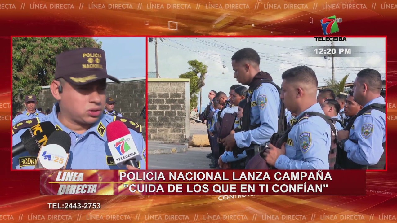 Policía Nacional lanza campaña ''cuida de los que en ti confían''