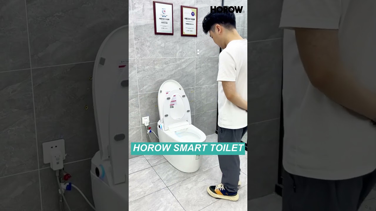 HOROW Smart Toilet for a Cleaner, Smarter Bathroom #toilet #bathroom #shorts #installation