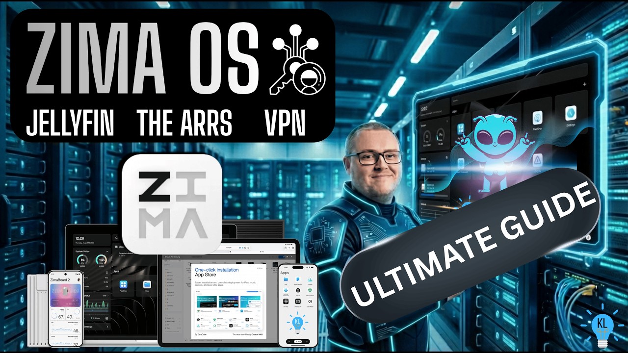 ZIMA OS Ultimate Setup Media Server Jellyfin The Arrs Prowlarr Sonarr Radarr Gluetun