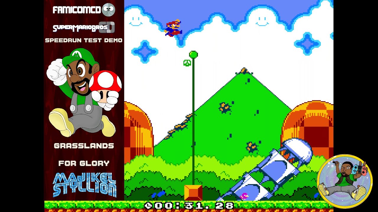 MajiKel Plays Super Mario Bros CD ~ SRCDemo 1 - 2