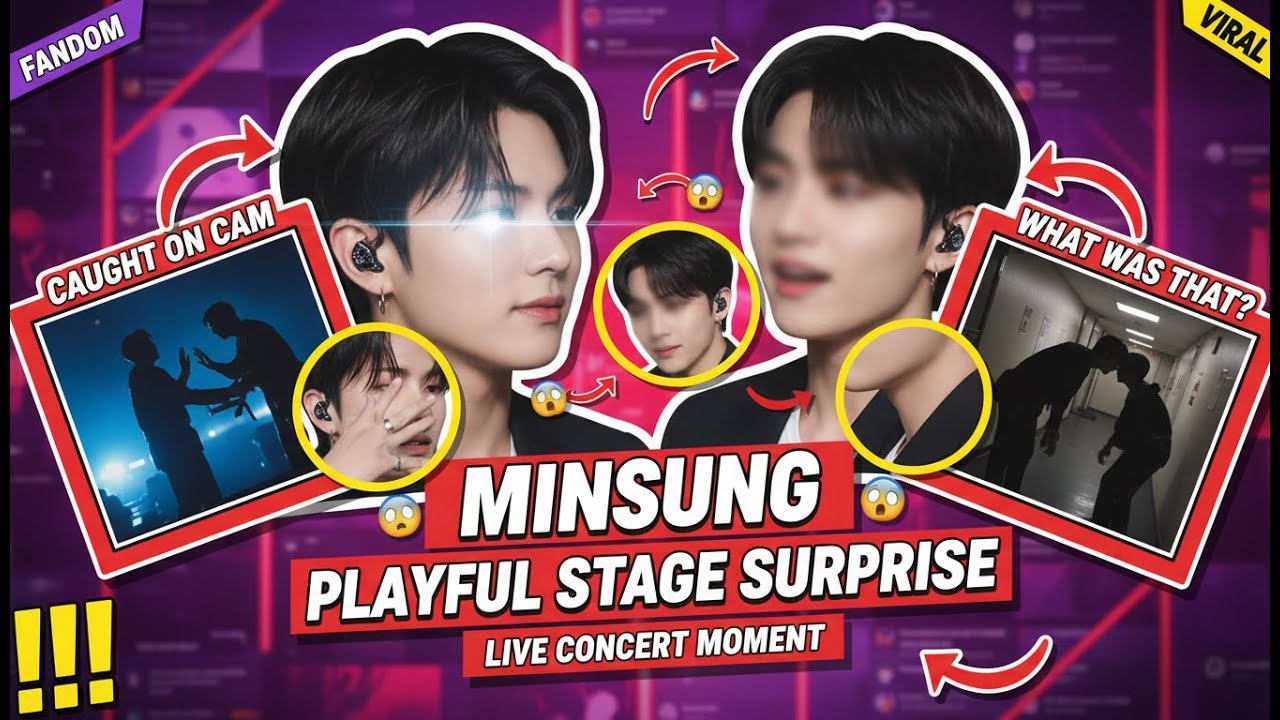 MINSUNG: Playful Gesture Sparks Debate at 2025 Concert ❤️ 