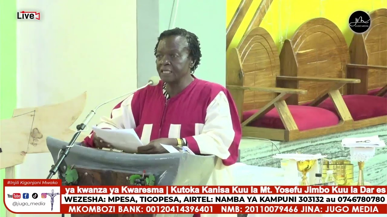 RATIBA YA MAZISHI YA MWADHAMA POLYCARP PENGO IKITANGAZWA KUTOKA KANISA KUU LA MT.YOSEFU