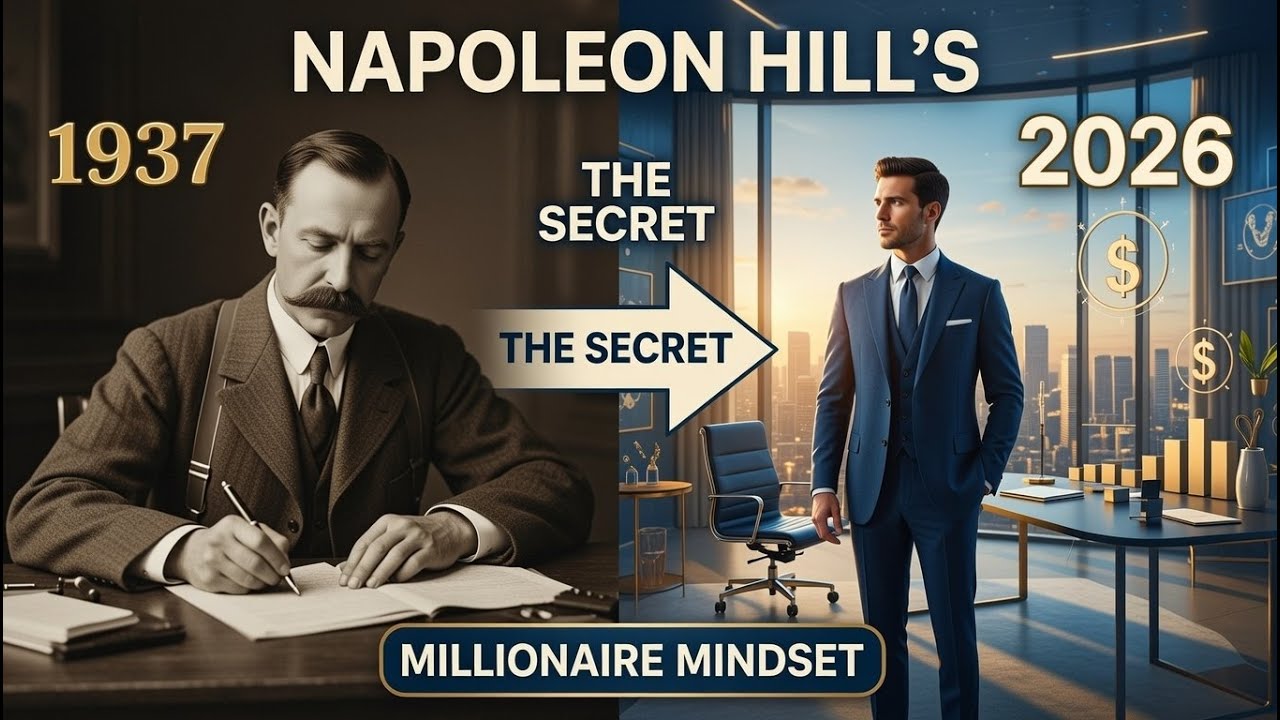 Napoleon Hill's Secret That Created 1,000+ Millionaires (Still Works in 2026)