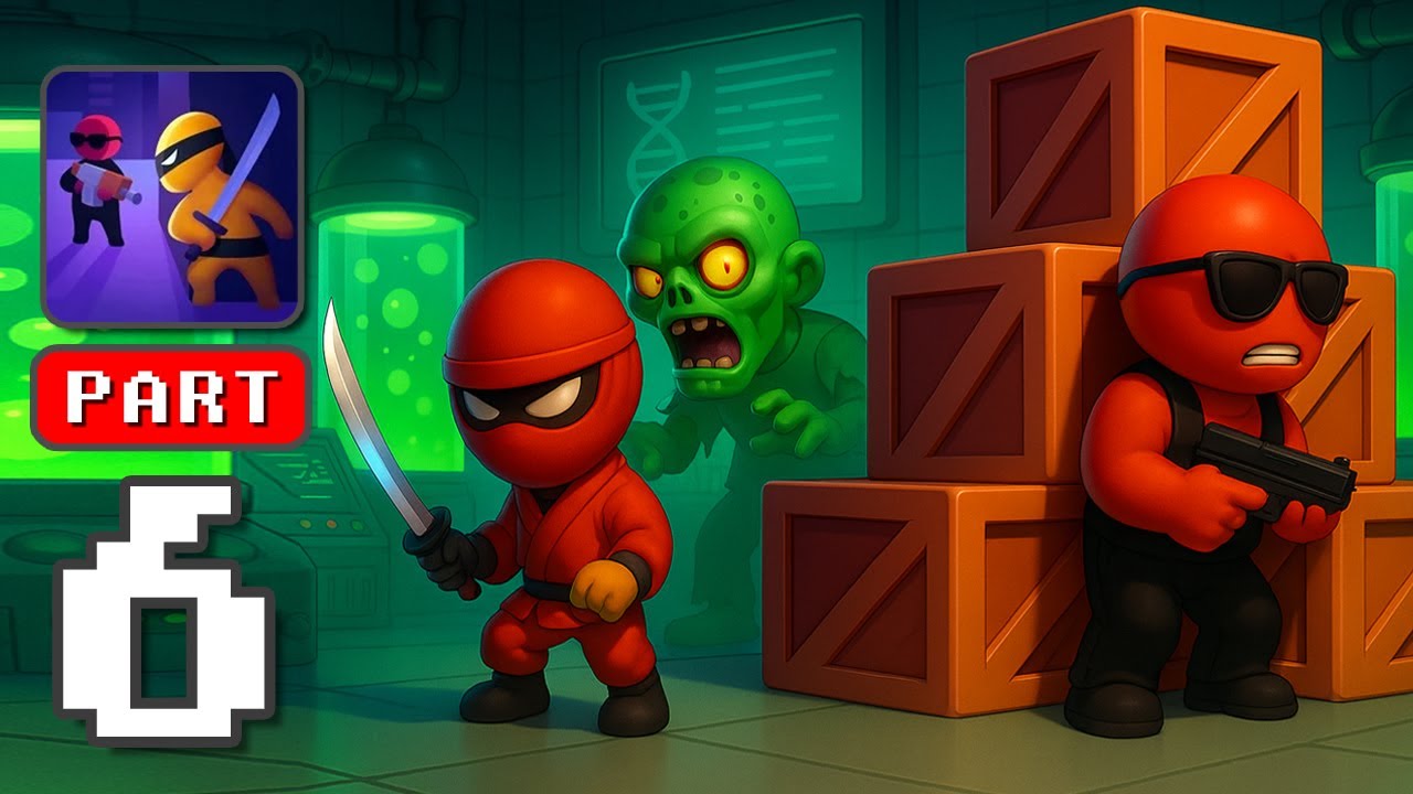 Stealth Master - Gameplay Walkthrough Part 6 :Ultimate Ninja Zombie Takedown (iOS, Android)