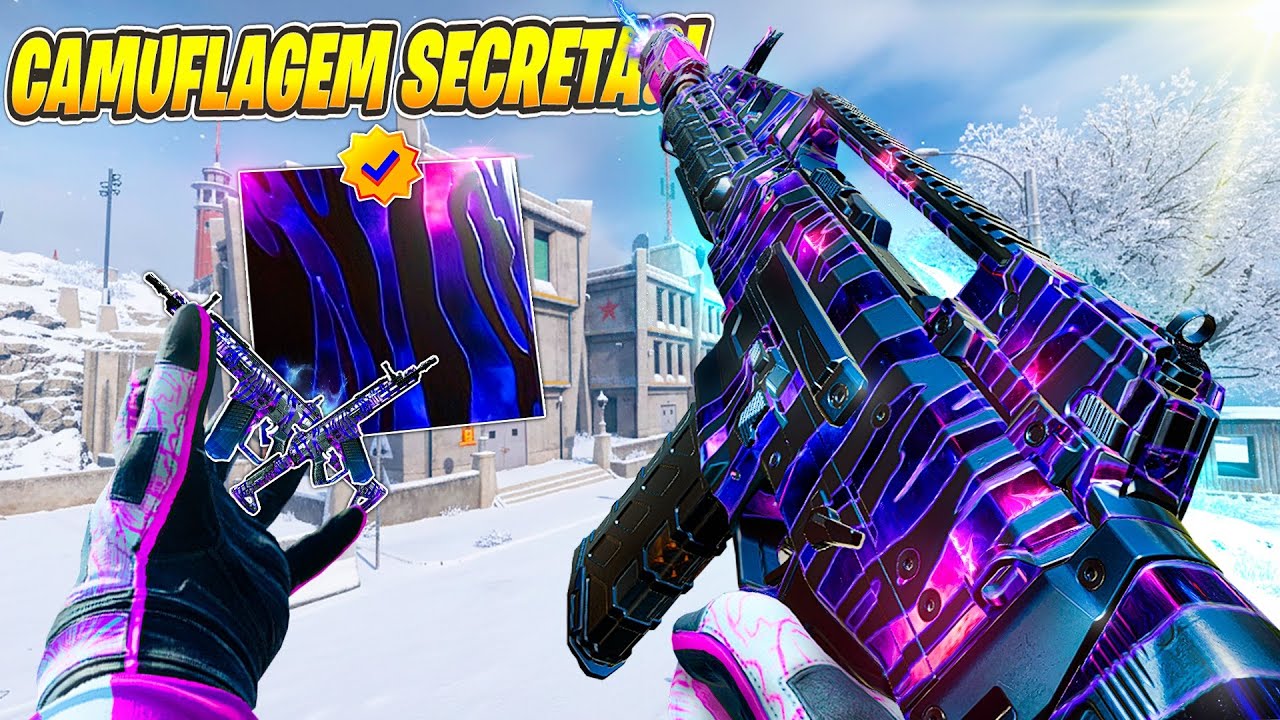 PEGUEI A NOVA 🌌MELHOR CAMUFLAGEM🌌 DO WARZONE (ABSURDA 🤩🤩🤩)