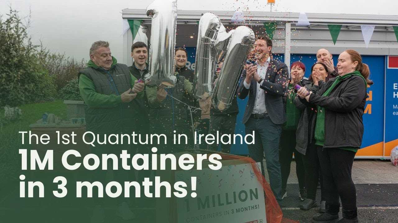 Ireland&rsquo;s First Quantum outdoor bulk RVM Collects 1 Million containers in 3 Months