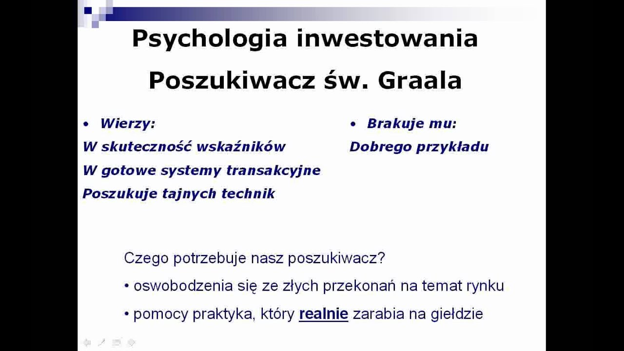 Psychologia Inwestowania z Trading Educators