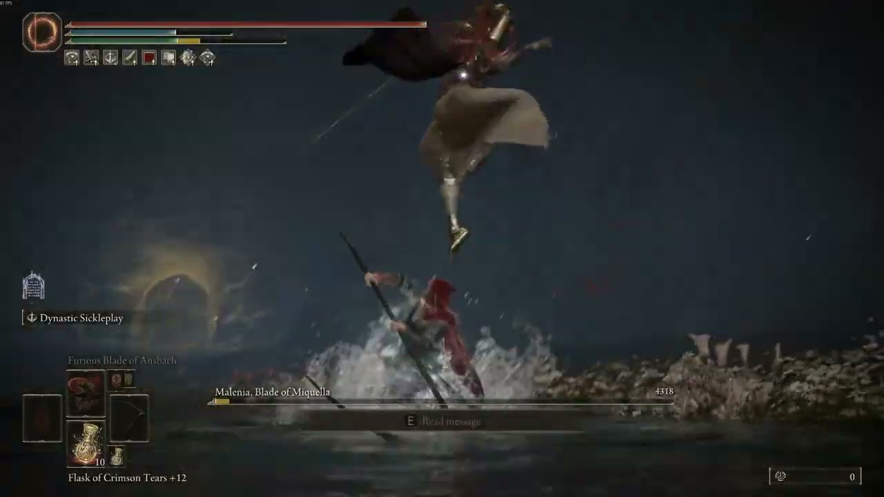 Obsidian Lamina vs. Malenia | ELDEN RING DLC