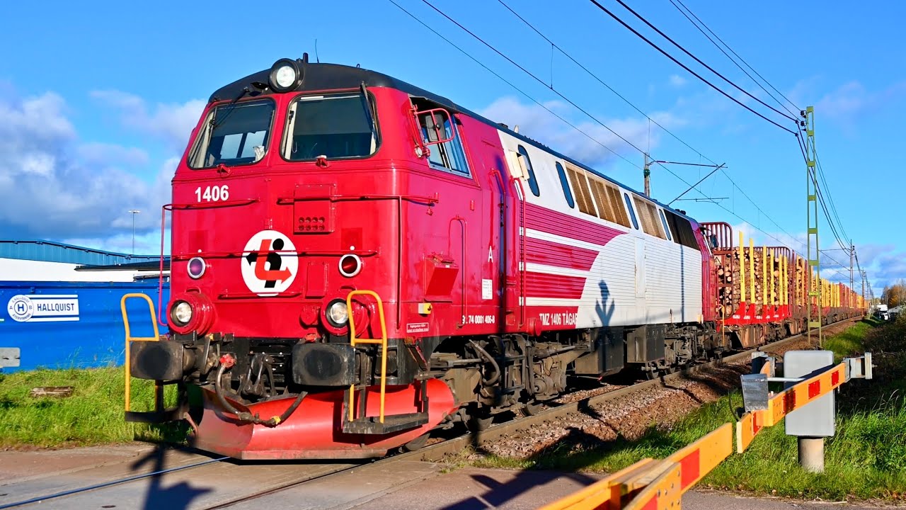 Autumn on the Swedish Railway part 30 - Trains in Kil