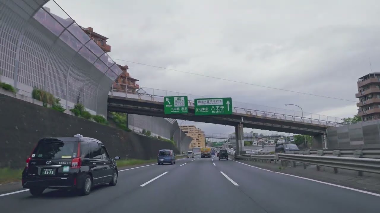 保土ヶ谷バイパス (国道16号) 下り  狩場JCT - 横浜町田IC 4K 車載動画 2022/05