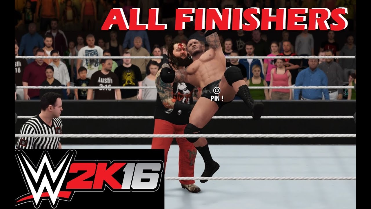 WWE 2K16 All Finishers (PS4)
