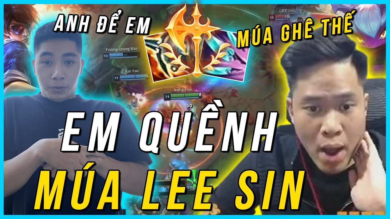 DUY CÒM CƯỜI RA NƯỚC MẮT KHI NHÌN EM QUỀNH THỂ HIỆN CON LEE SIN | DUY CÒM
