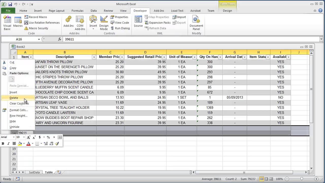 VBA Excel 2010 - How to add or insert data to last row in a Table