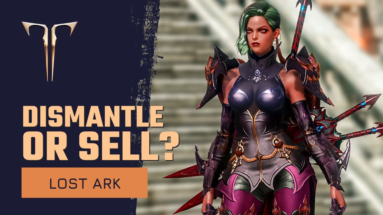 Lost Ark Dismantle & Selling Beginners Guide | New Player Tutorial | Should You Sell or Dismantle?