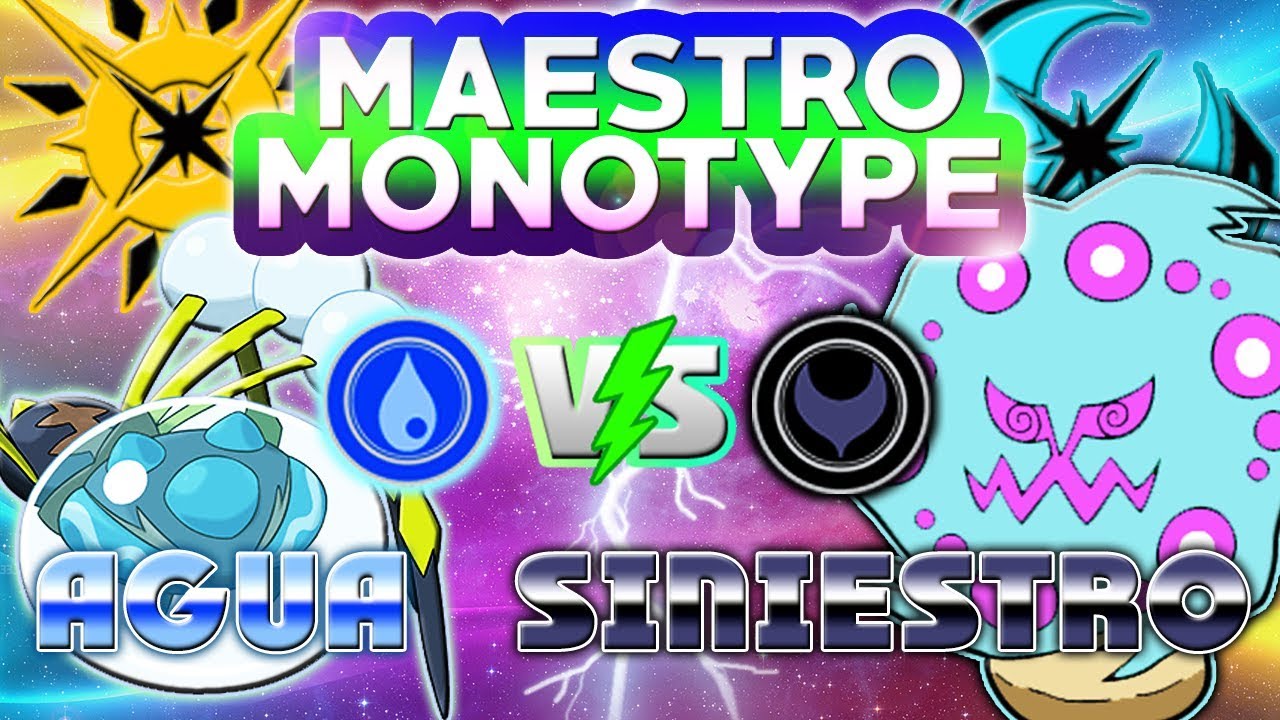 MONOTYPE AGUA vs MONOTYPE SINIESTRO! CUANDO UN COMBATE SE DECIDE POR 1 PS 😱😱!  - MAESTRO MONOTYPE