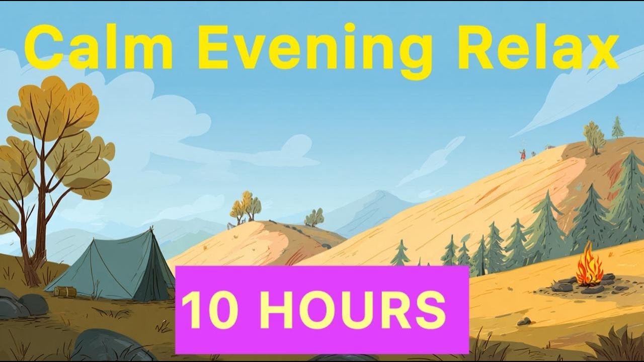 Calm Evening Relax | Flute & Piano Ambient Music