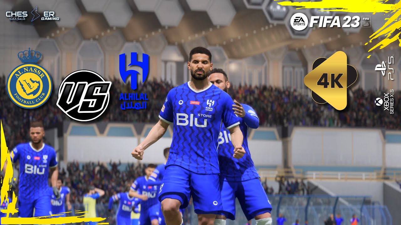 فيفا 23 | الهلال ضد النصر السعودي - نيمار- ميتروفيتش - ياسين بونو - النسخة المحسنة - بلاي ستيشن