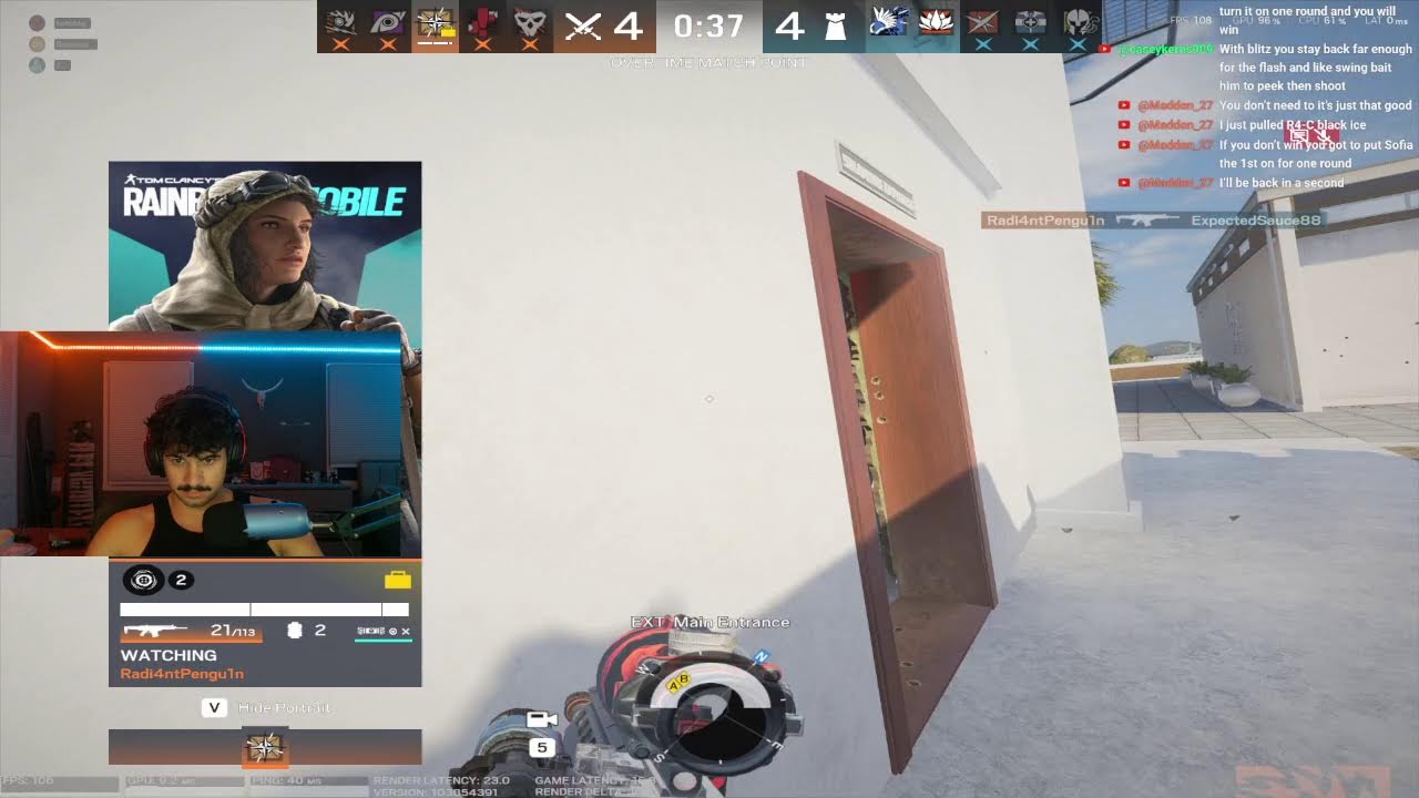 swinging like a DOOR in RAINBOW SIX SIEGE