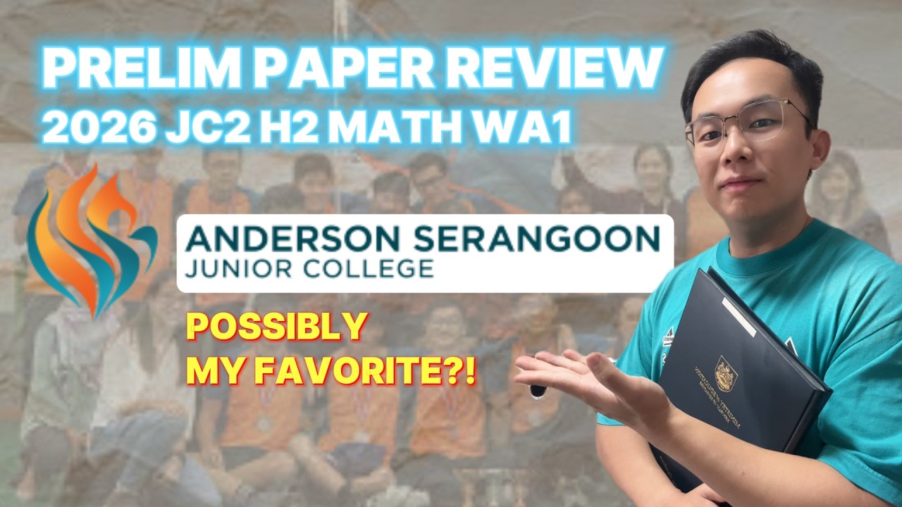 Prelim Paper Review: ASRJC 2026 JC2 H2 Math WA1