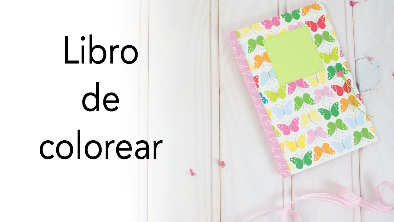 Cómo hacer libro para colorear aprovechando tus sellos | DIY | Detalle para regalar | CON P DE PAPEL