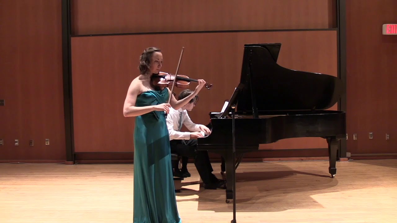 Bernstein Sonata for Violin and Piano: Variations on Movement I (excerpt)