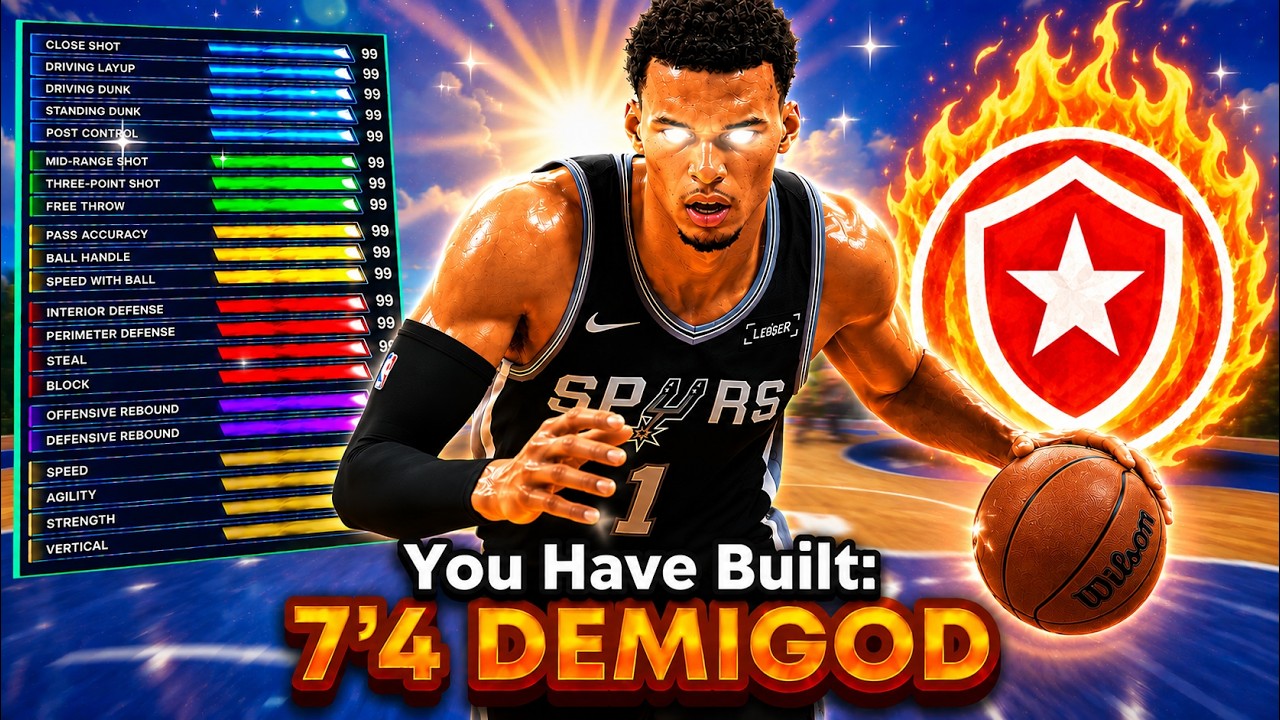 Я же вас предупреждал об этом лучшем варианте центрового-полубога в NBA2K26... Но никто не слушал.