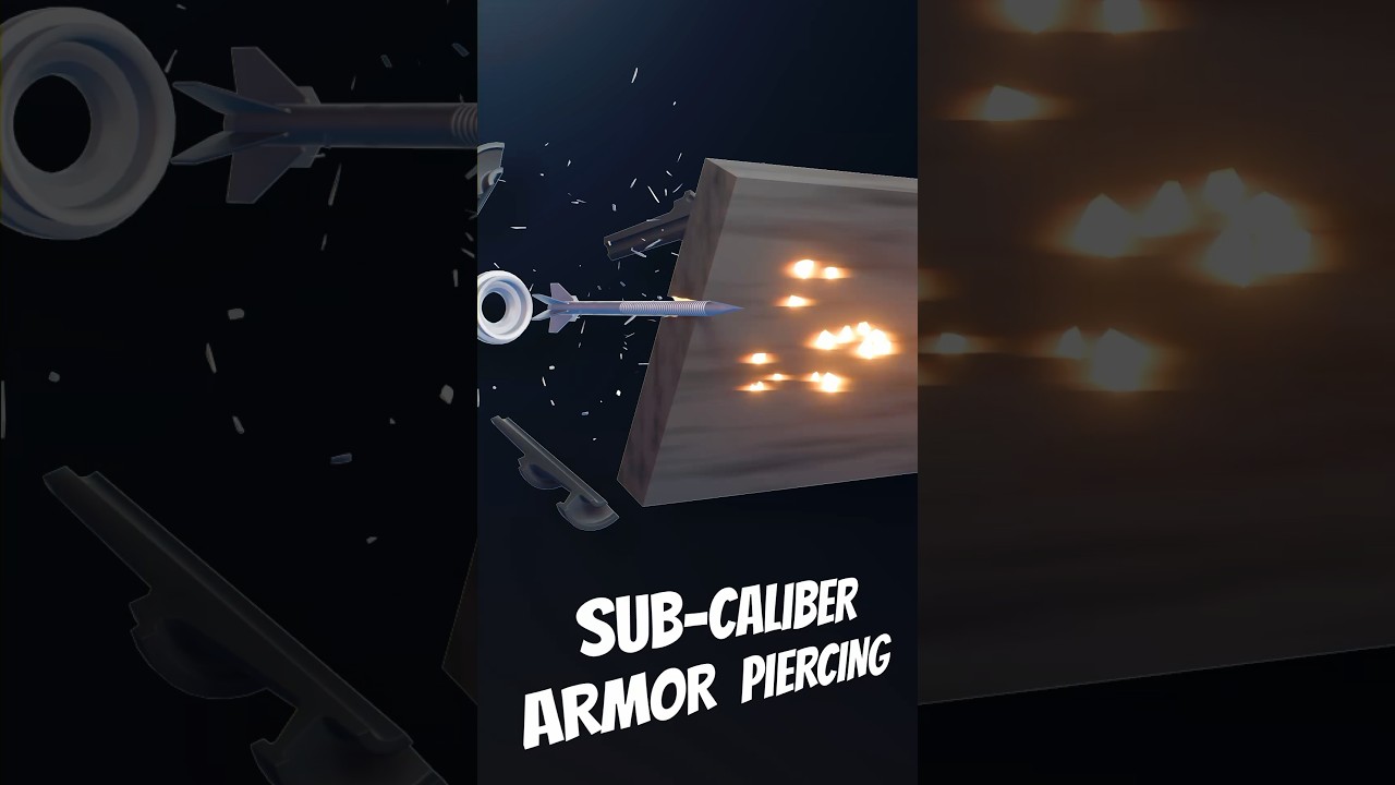 How SUB-CALIBER ARMOR PIERCING rounds Work ? WOT #firstshortvideo #worldoftanks #firstshortvideo