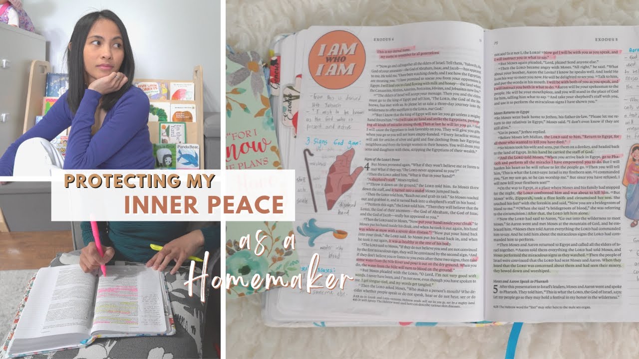 5 Tips I Do to Avoid Overwhelm as a Christian Homemaker | Biblical Homemaking Habits for Inner Peace