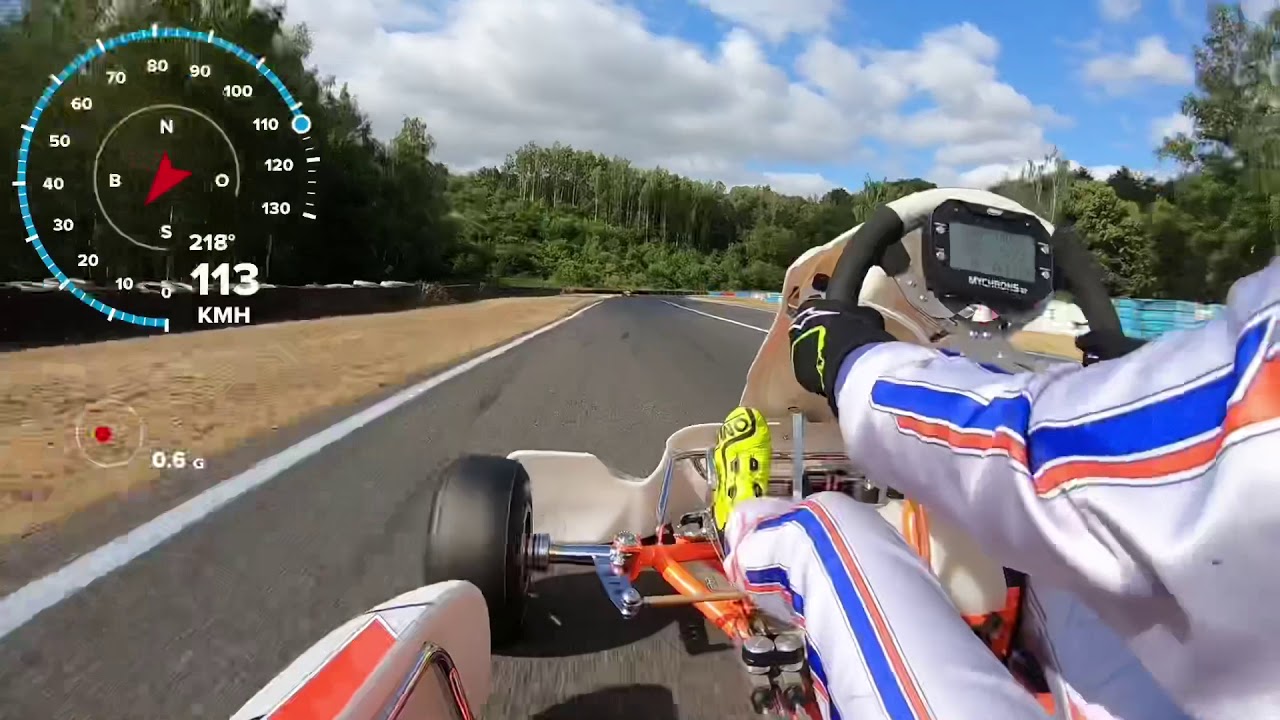 Onboard Kerpen Kartbahn OK Junior 2 Laps with Ekaterina Lüscher