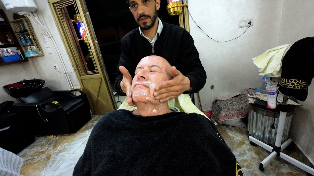 The Art of Shaving: Amazing Barber in Marrakesh, Morocco