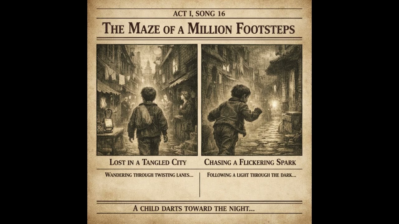 ACT I, SONG 16 The Maze of a Million Footsteps— Young Person’s Guide to the Orchestra, Op. 34