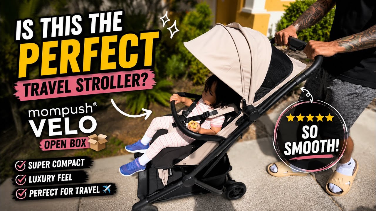 Mompush VELO Travel Stroller Open Box