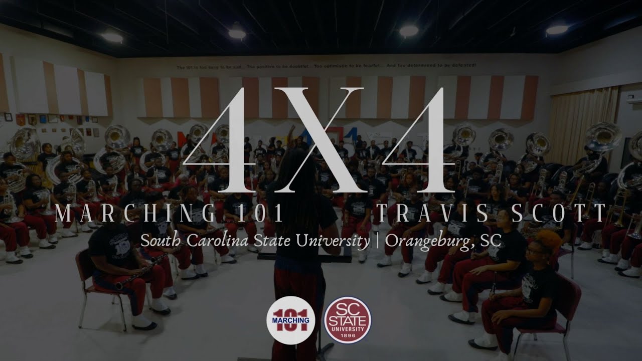 "4X4" by Travis Scott | SCSU Marching 101 (Live from the Band Room)