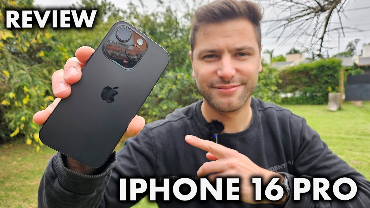 iPHONE 16 Pro REVIEW: ¡CÁMARA, PANTALLA y RENDIMIENTO!