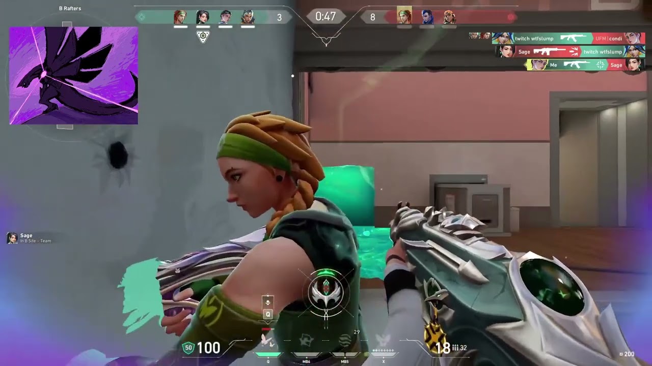 florescent：god aim