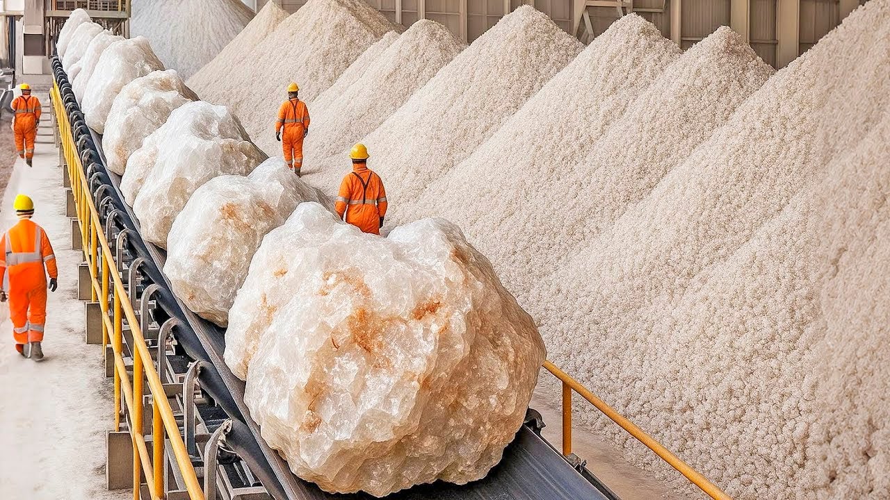 C&Oacute;MO Se PRODUCEN Millones De TONELADAS DE SAL BLANCA Cada A&ntilde;o