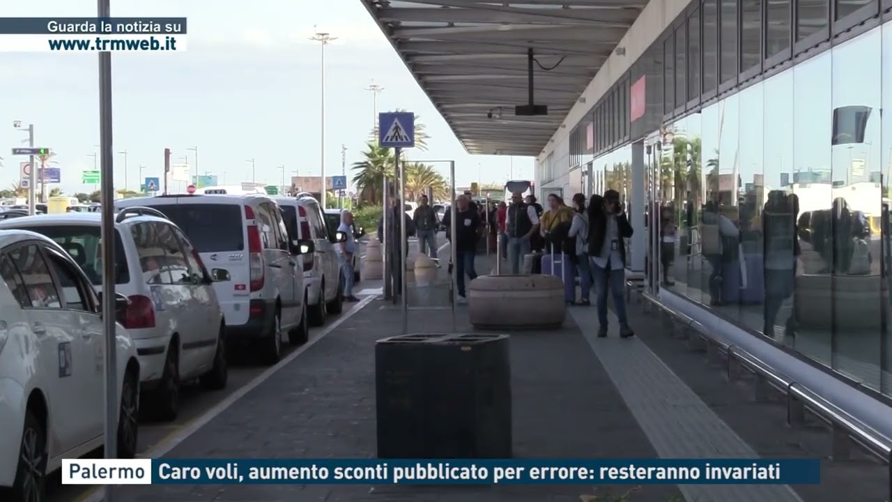 Palermo - Caro voli, aumento sconti pubblicato per errore: resteranno invariati