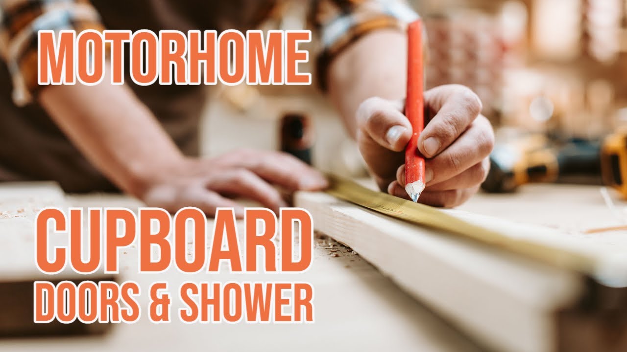 🔨 FINALLY Cupboard Doors Painted | Building SHOWER Floor From Scratch Using Wood Lino & Fibreglass 🔨