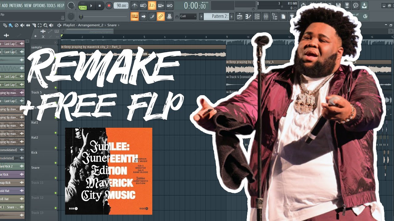 How I Made a Beat for Rod Wave - Last Lap in Fl Studio