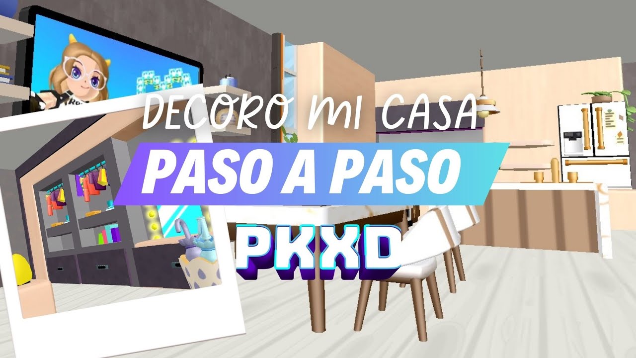 💡 TUTORIAL ✅ REDECORO MI CASA VECINDARIO EN PKXD. Idea fácil y moderna  #pkxd #pkxduniversd