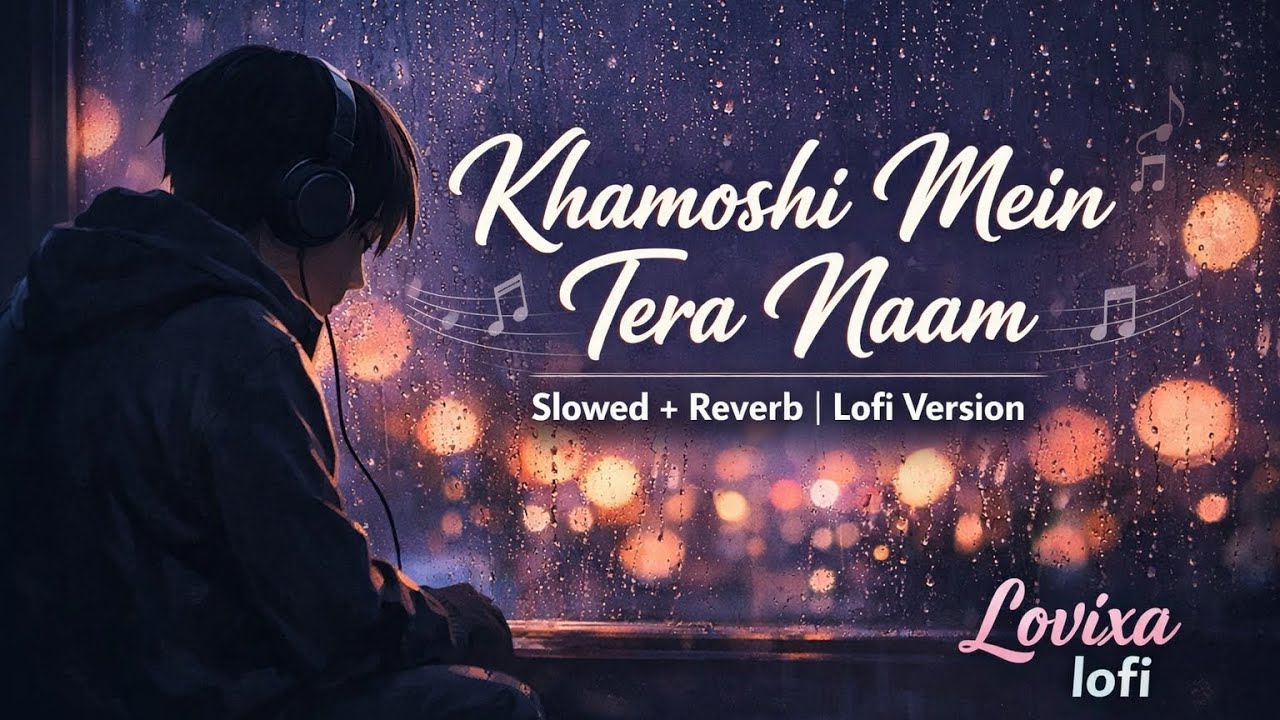 Khamoshi Mein Tera Naam 💔 | Slowed + Reverb | Lofi Song | Night Vibes | Lovixa lofi