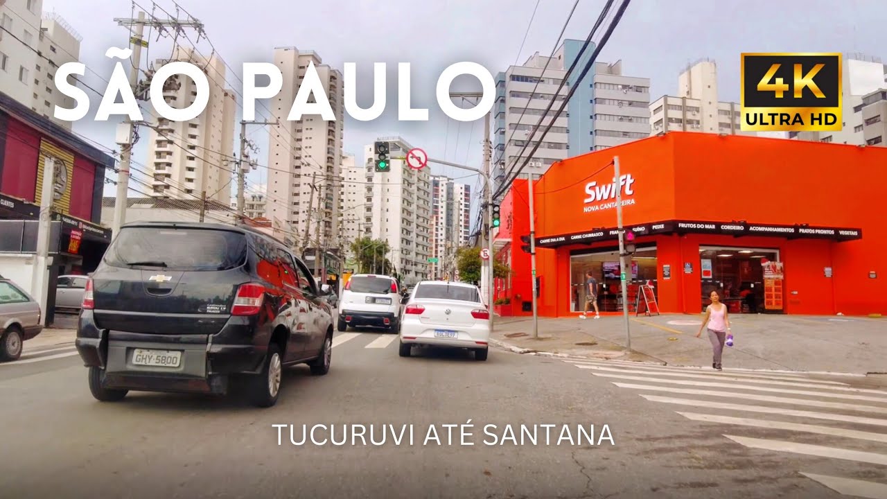 Dirigindo do Tucuruvi at&eacute; Santana, S&atilde;o Paulo 4K