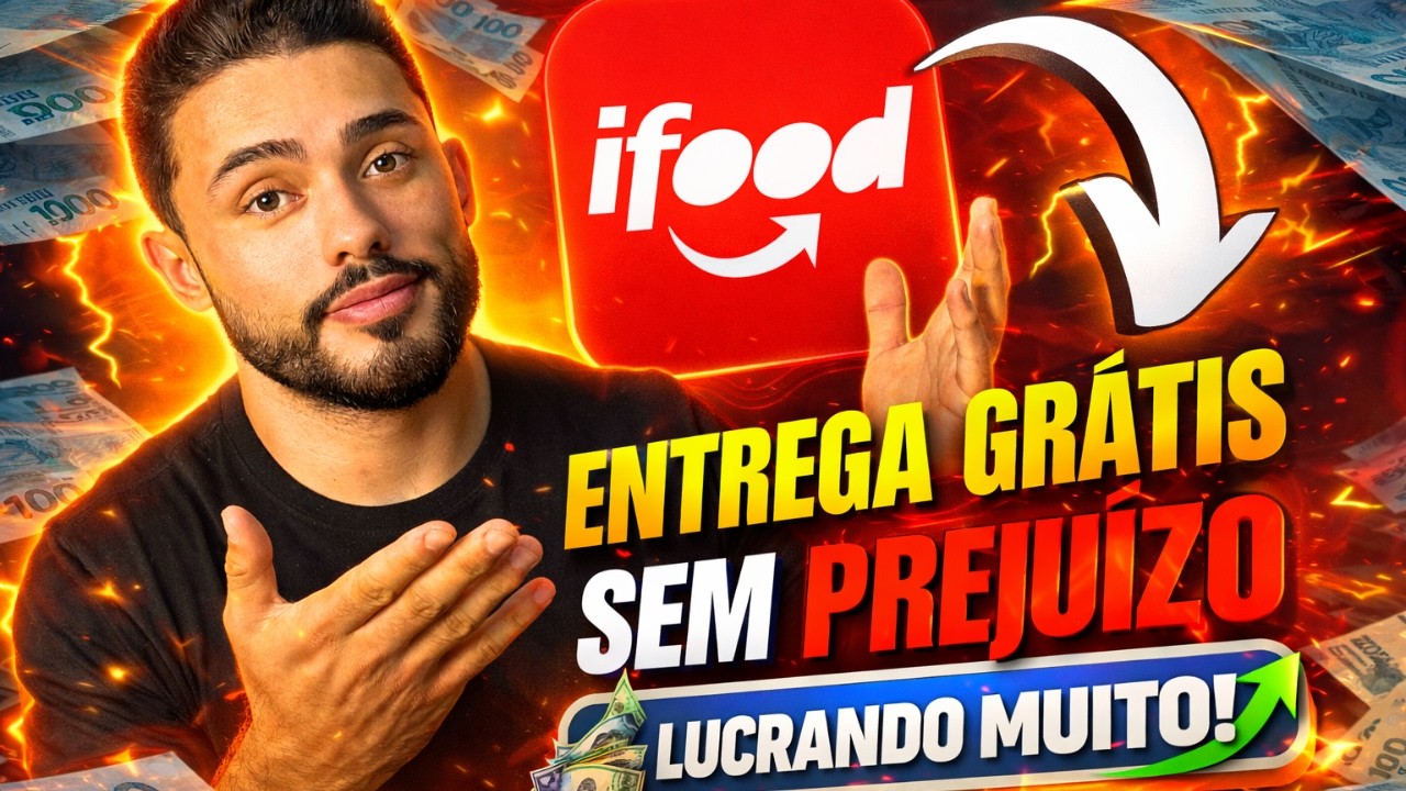 Como colocar ENTREGA GRÁTIS no IFOOD sem ter PREJUÍZO - Em 6 MINUTOS 