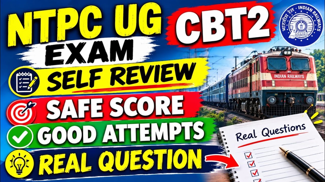 NTPC (UG) CBT-2| SELF REVIEW| GOOD ATTEMPTS| SAFE SCORE #rrbntpc #ntpc #ntpccbt2 #ntpcug #shorts