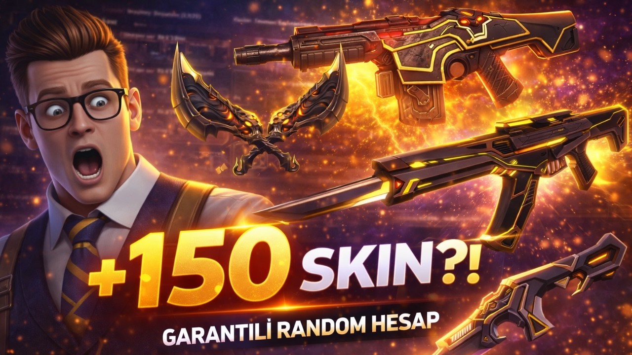 +150 SKİN GARANTİLİ MÜKEMMEL RANDOM HESAP SATIN ALDIM! - Valorant